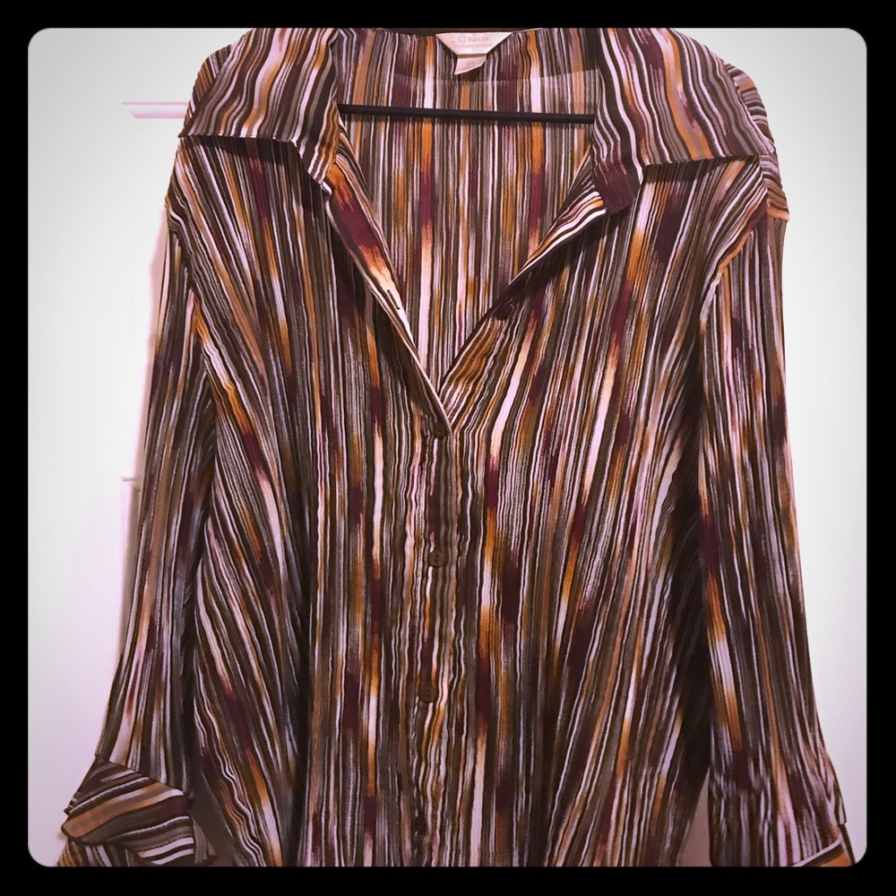 Multi hues of Brown career blouse